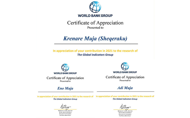 Muja Law contributes to the World Bank Group research for Albania on the Global Indicators Group!